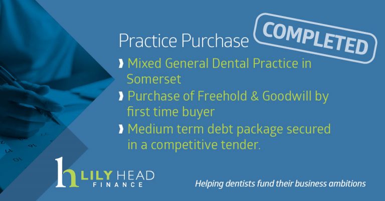Practice Purchase Completed Somerset - Lily Head Finance